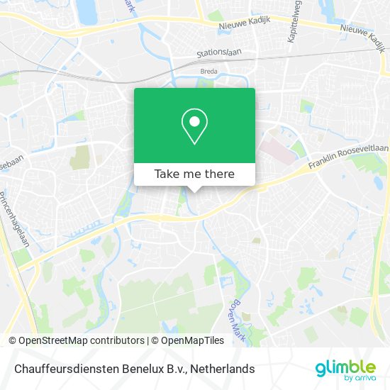 Chauffeursdiensten Benelux B.v. map