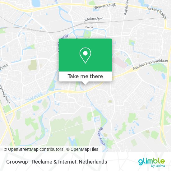 Groowup - Reclame & Internet map