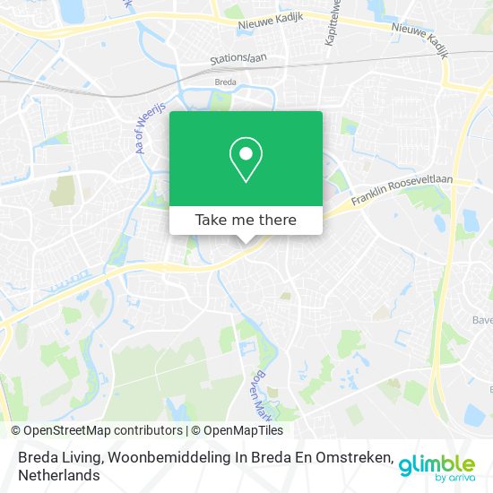 Breda Living, Woonbemiddeling In Breda En Omstreken Karte