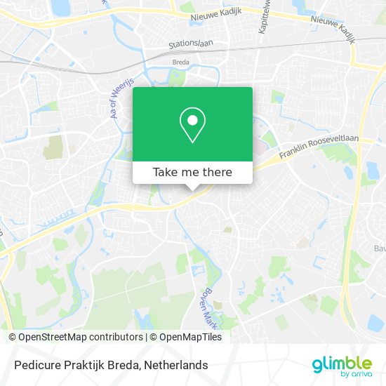 Pedicure Praktijk Breda map