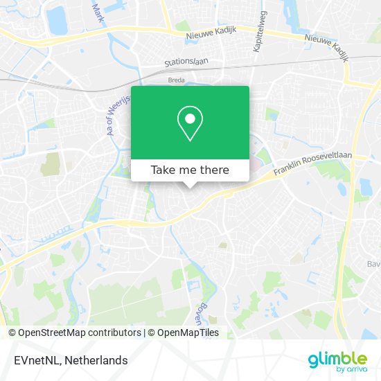 EVnetNL map