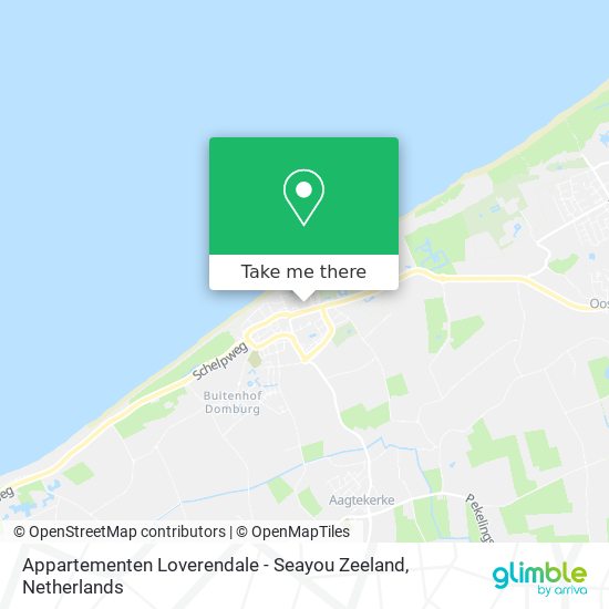 Appartementen Loverendale - Seayou Zeeland map