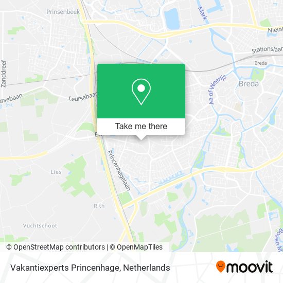 Vakantiexperts Princenhage map