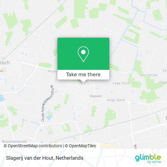 Slagerij van der Hout map