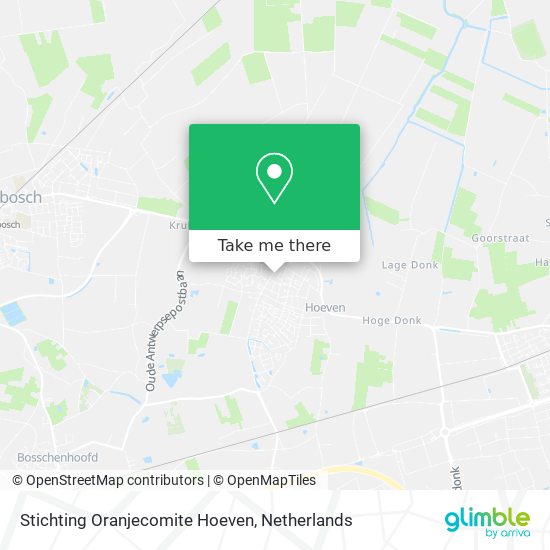 Stichting Oranjecomite Hoeven map