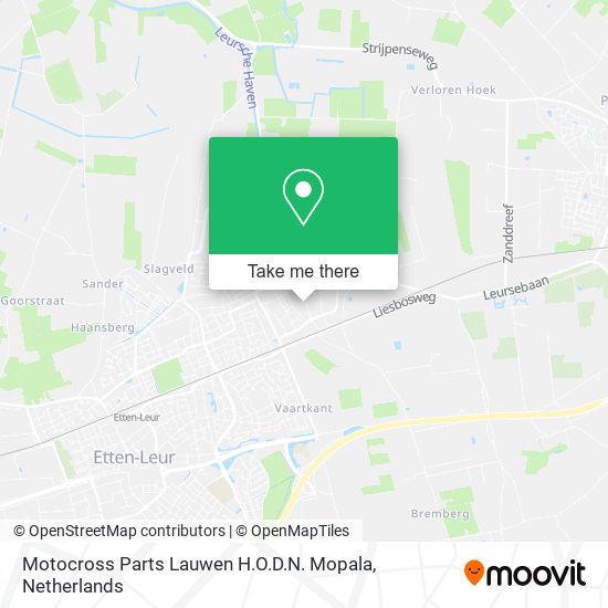 Motocross Parts Lauwen H.O.D.N. Mopala map