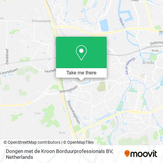 Dongen met de Kroon Borduurprofessionals BV Karte