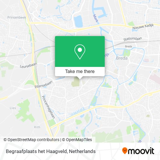 Begraafplaats het Haagveld map