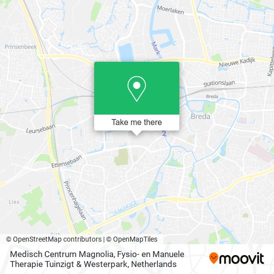 Medisch Centrum Magnolia, Fysio- en Manuele Therapie Tuinzigt & Westerpark Karte