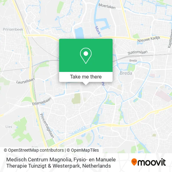 Medisch Centrum Magnolia, Fysio- en Manuele Therapie Tuinzigt & Westerpark map