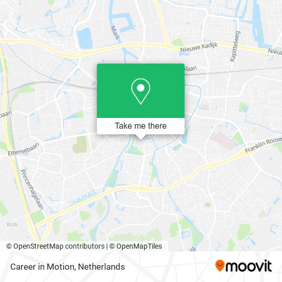 Career in Motion map