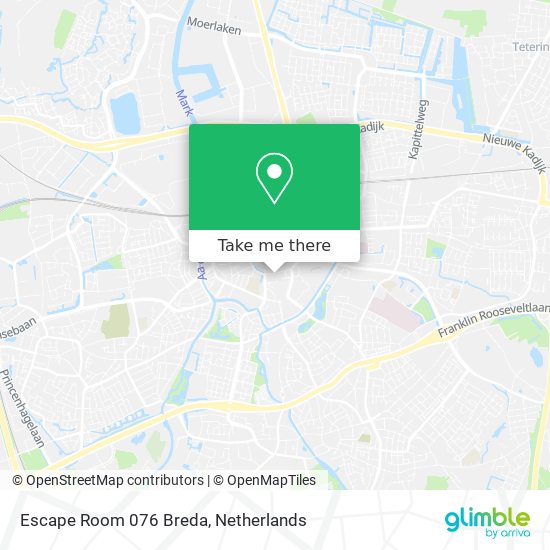 Escape Room 076 Breda map