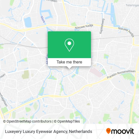 Luxeyery Luxury Eyewear Agency map