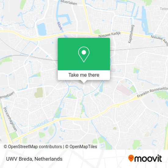 UWV Breda map