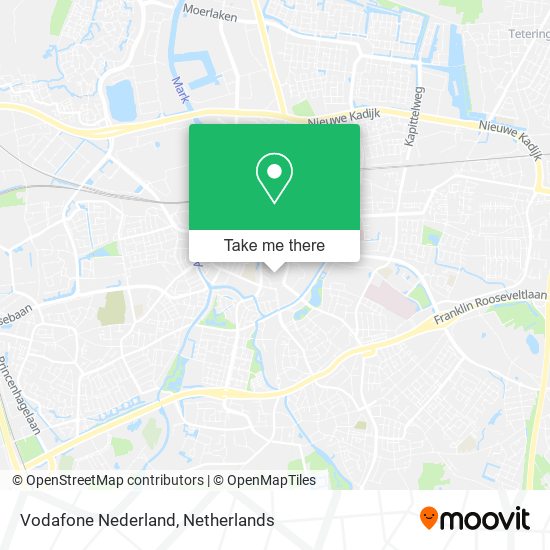 Vodafone Nederland map