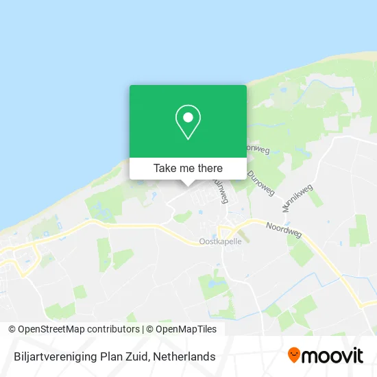 Biljartvereniging Plan Zuid map