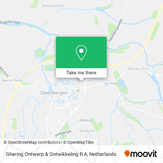 Ghering Ontwerp & Ontwikkeling R A map