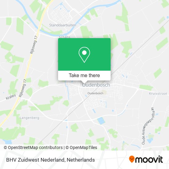 BHV Zuidwest Nederland Karte