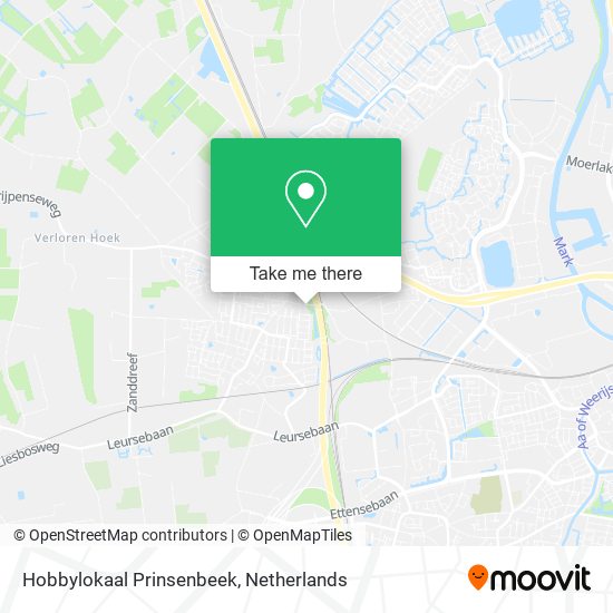 Hobbylokaal Prinsenbeek map