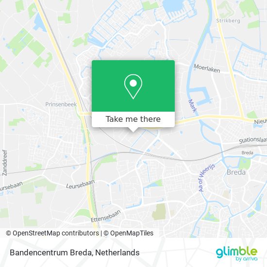 Bandencentrum Breda map