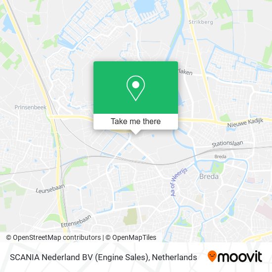 SCANIA Nederland BV (Engine Sales) map