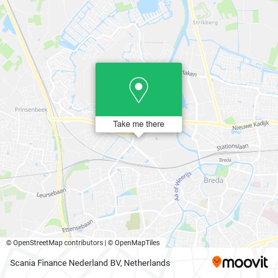 Scania Finance Nederland BV Karte