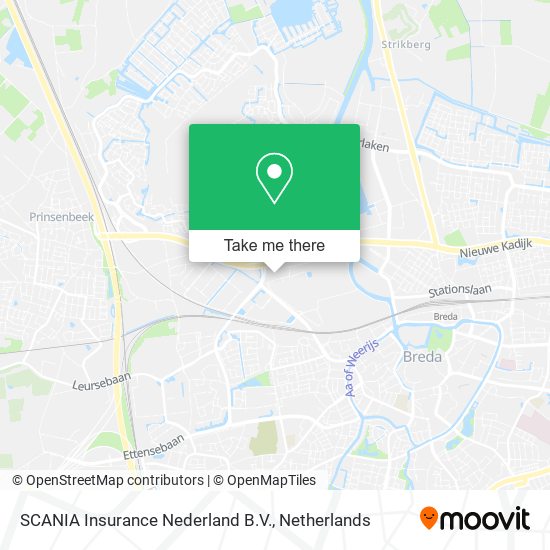 SCANIA Insurance Nederland B.V. Karte