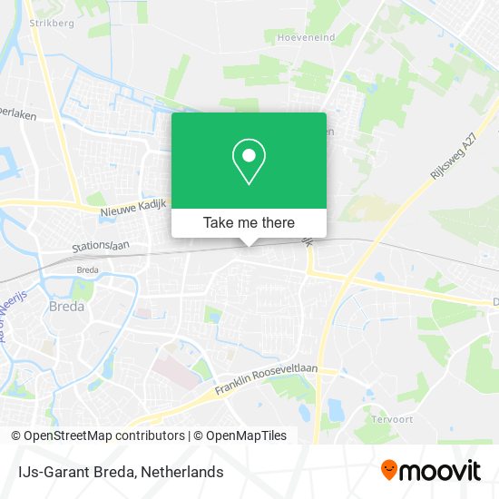 IJs-Garant Breda map