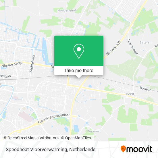 Speedheat Vloerverwarming map