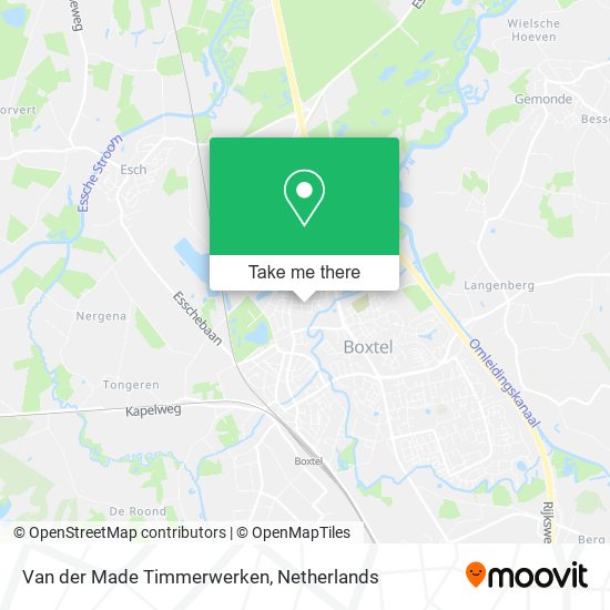 Van der Made Timmerwerken map