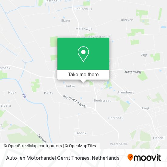 Auto- en Motorhandel Gerrit Thonies map