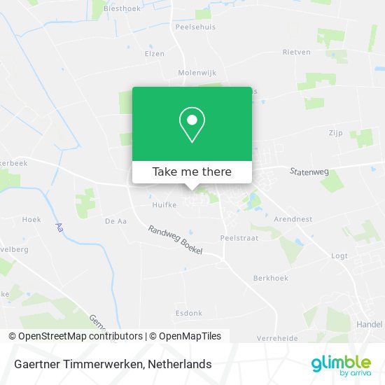 Gaertner Timmerwerken map