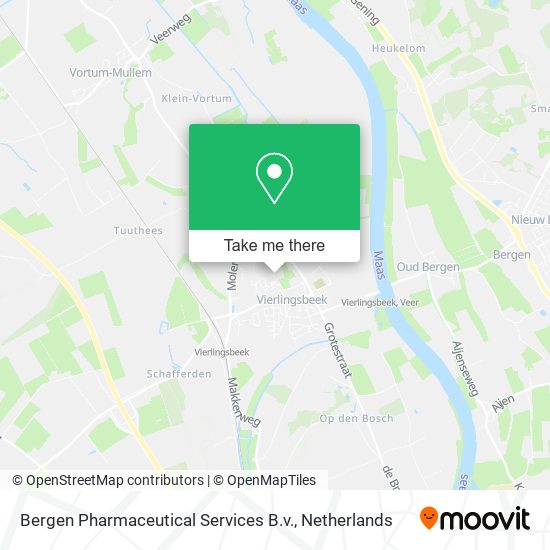 Bergen Pharmaceutical Services B.v. map