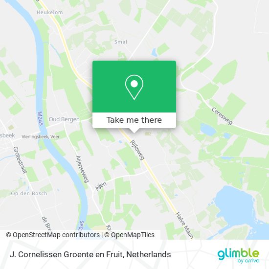 J. Cornelissen Groente en Fruit map