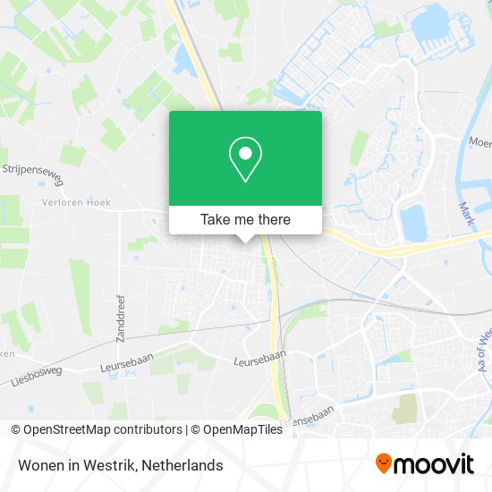 Wonen in Westrik map