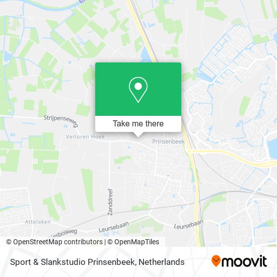 Sport & Slankstudio Prinsenbeek map