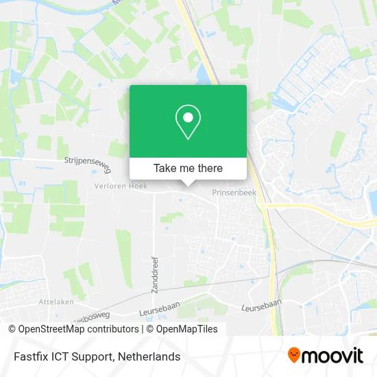Fastfix ICT Support map