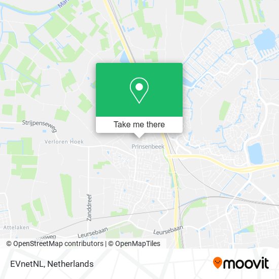 EVnetNL map