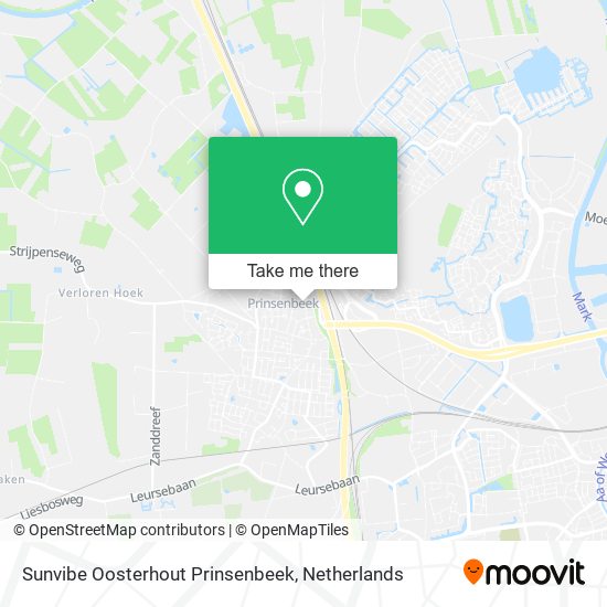 Sunvibe Oosterhout Prinsenbeek map