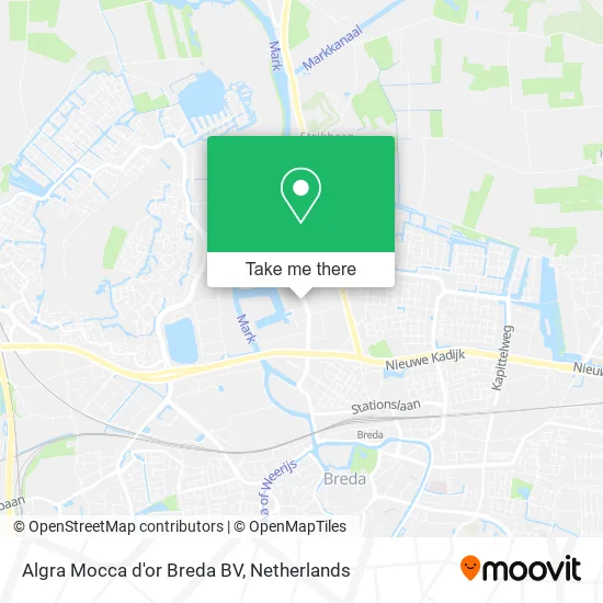 Algra Mocca d'or Breda BV map