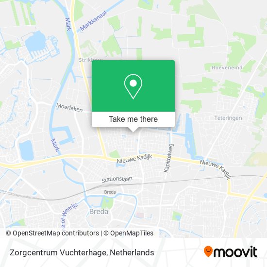 Zorgcentrum Vuchterhage map