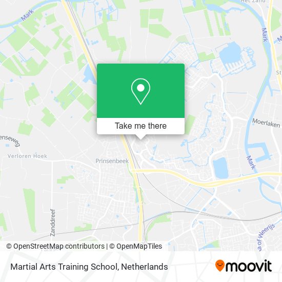 Martial Arts Training School map