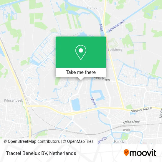 Tractel Benelux BV map