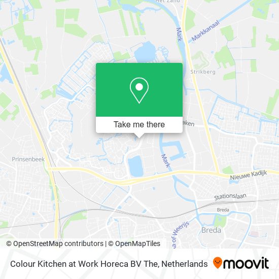 Colour Kitchen at Work Horeca BV The map