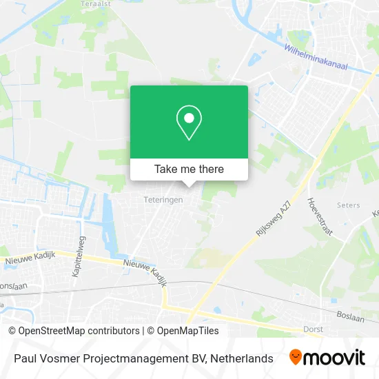 Paul Vosmer Projectmanagement BV map