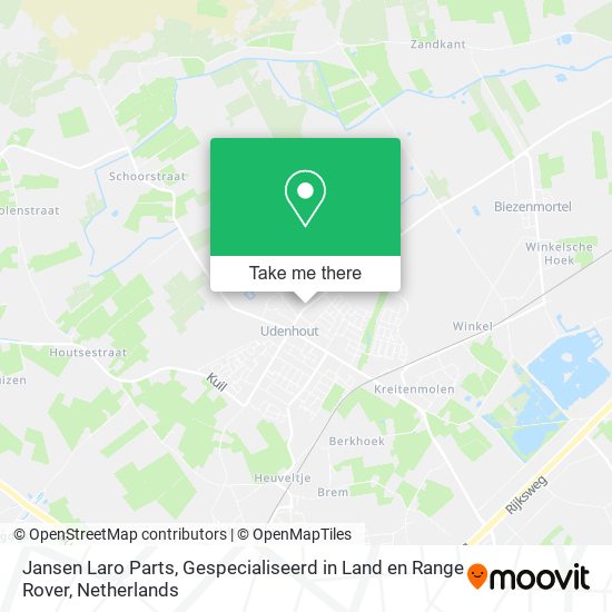 Jansen Laro Parts, Gespecialiseerd in Land en Range Rover map