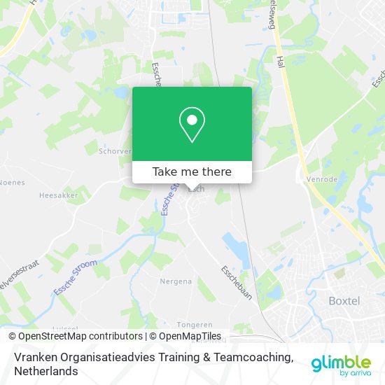 Vranken Organisatieadvies Training & Teamcoaching map