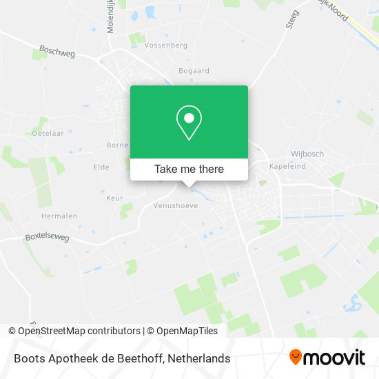 Boots Apotheek de Beethoff map