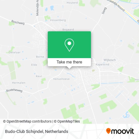 Budo-Club Schijndel map