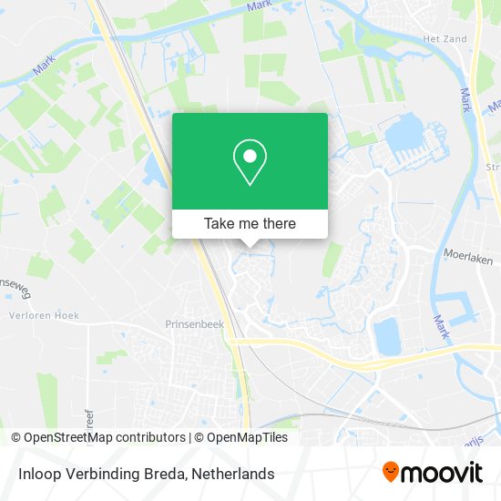 Inloop Verbinding Breda Karte